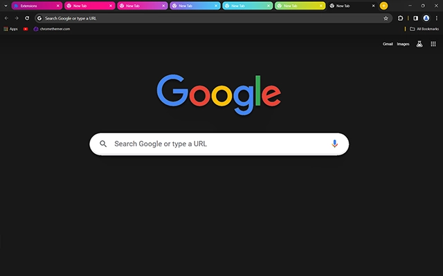 Color Coded Chrome theme - Screenshot 3