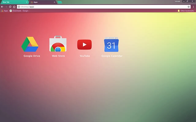 Color Fusion Chrome theme - Screenshot 3