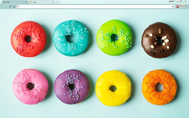 Colorful Donuts Theme