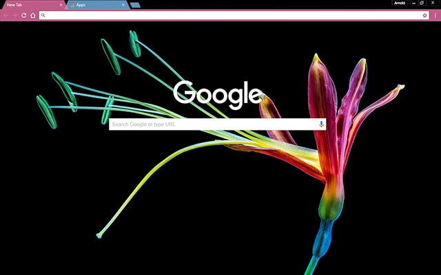 Colorful Flower Chrome theme - Screenshot 2