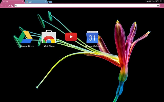 Colorful Flower Chrome theme - Screenshot 3
