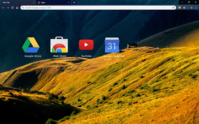Colorful Sunset Chrome theme - Screenshot 3