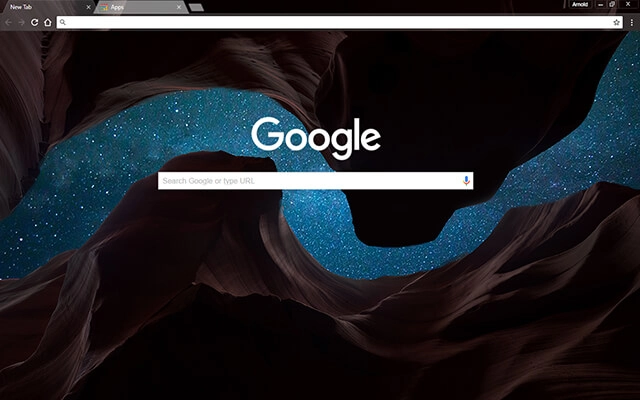 Cosmic Canyon Chrome theme - Screenshot 2