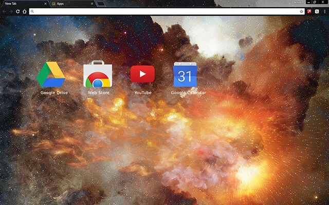 Cosmic Light Chrome theme - Screenshot 3