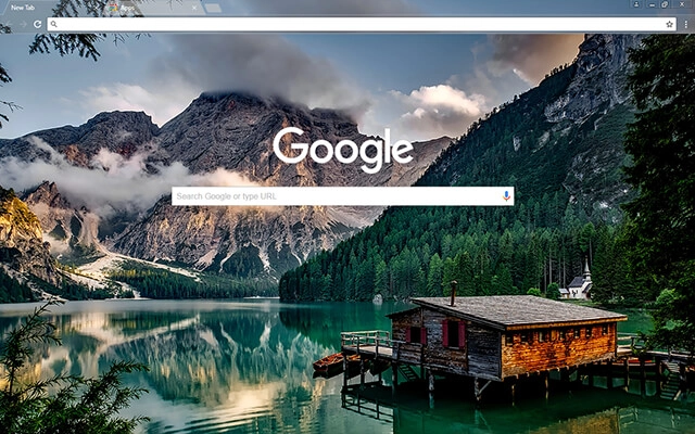 Creek Cabin Chrome theme - Screenshot 2
