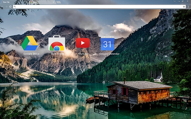 Creek Cabin Chrome theme - Screenshot 3