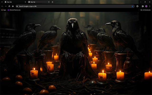 Crows Chrome theme preview