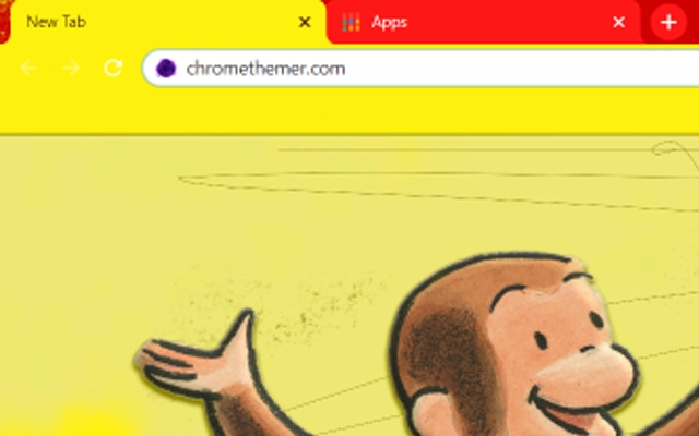 Curious George Monkey Chrome theme - Screenshot 2