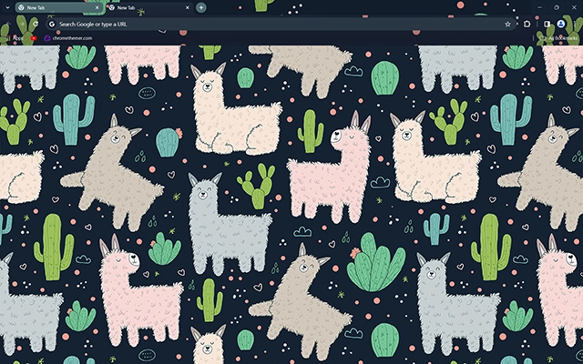 Cute Lamas Theme
