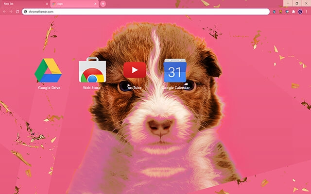 Cute Puppy Chrome theme - Screenshot 3
