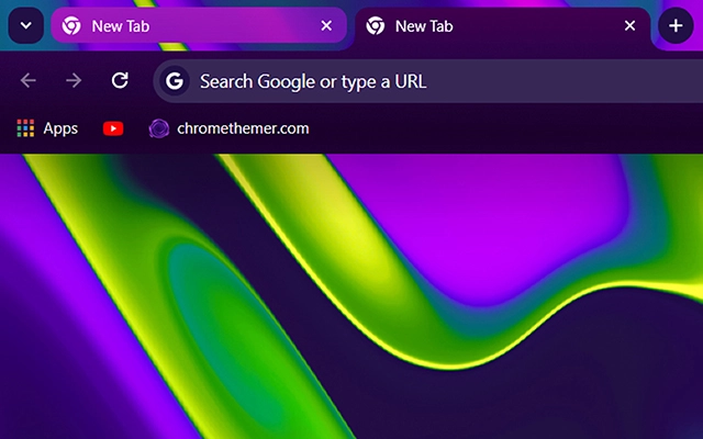 Cyber Wave Chrome theme - Screenshot 2