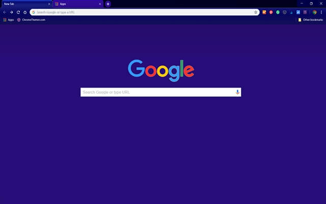 Dallas Blue Chrome theme - Screenshot 2