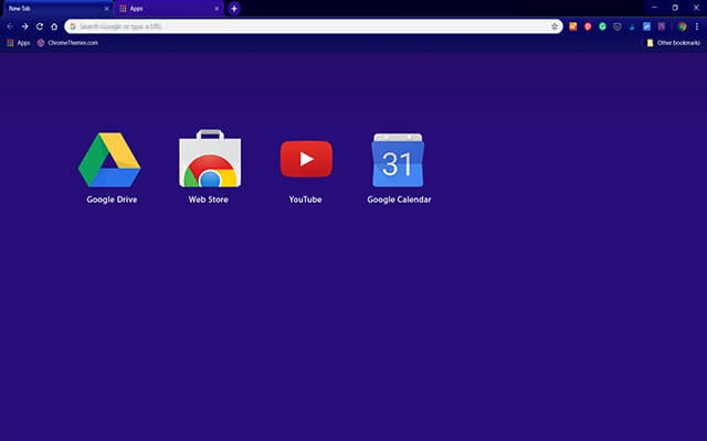 Dallas Blue Chrome theme - Screenshot 3