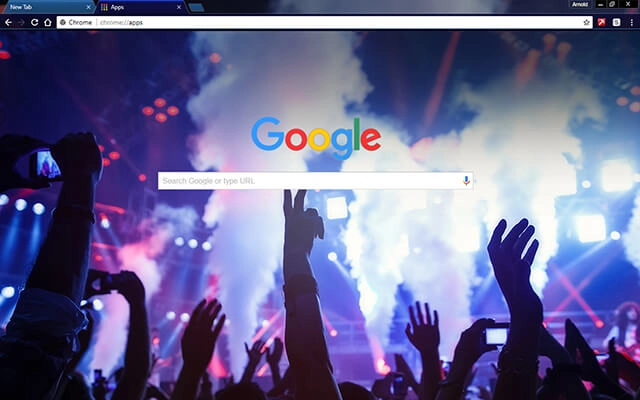 Dance Club Chrome theme - Screenshot 2