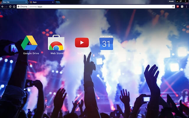 Dance Club Chrome theme - Screenshot 3