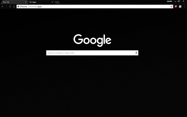 Dark Black Chrome theme - Screenshot 2