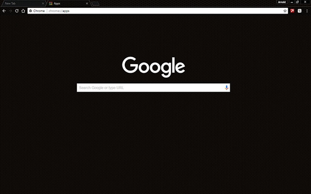 Dark Grid Chrome theme - Screenshot 2