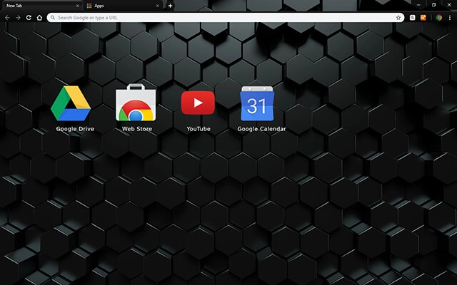 Dark Hexahedron Chrome theme - Screenshot 3