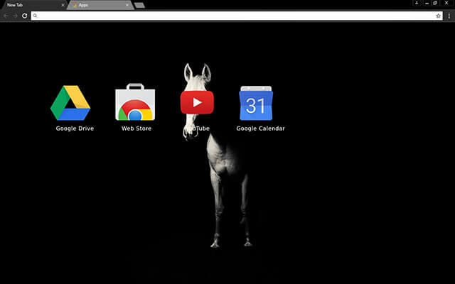 Dark Horse Chrome theme - Screenshot 3