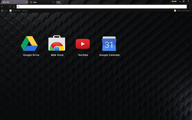 Dark Paladin Chrome theme - Screenshot 3