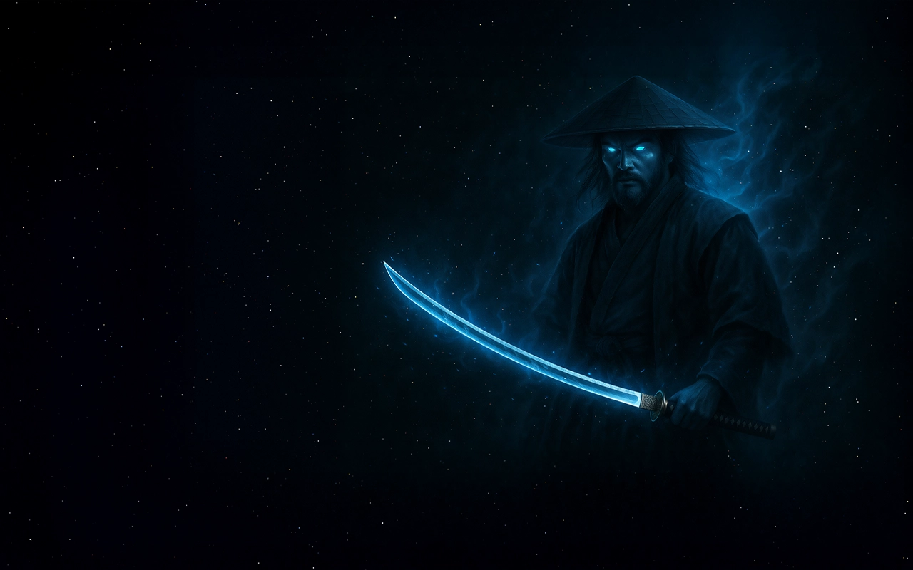 Dark Samurai Chrome theme preview