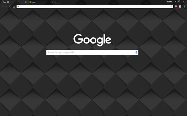 Dark Shader Chrome theme - Screenshot 2