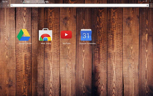 Dark Wood Chrome theme - Screenshot 3