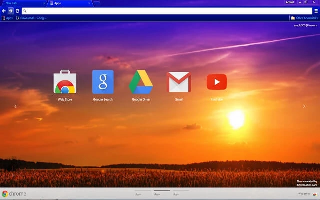 Dawn Chrome theme - Screenshot 2