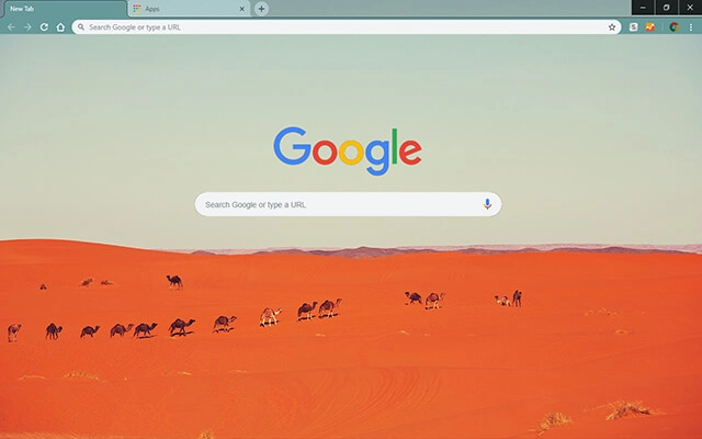 Desert Caravan Chrome theme - Screenshot 2