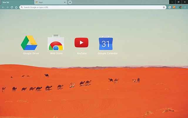 Desert Caravan Chrome theme - Screenshot 3