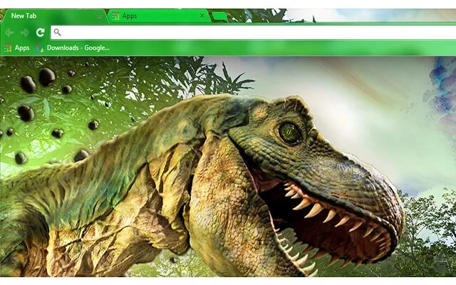 Dinosaur Chrome theme - Screenshot 2