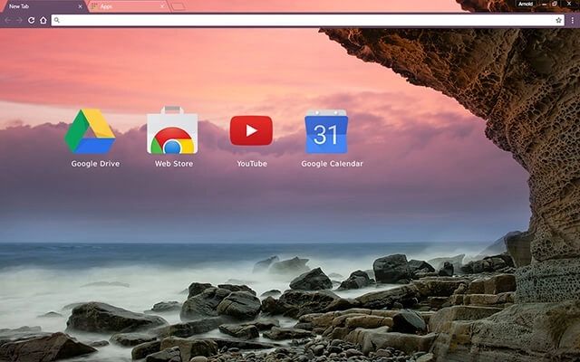 Dusky Coast Chrome theme - Screenshot 3