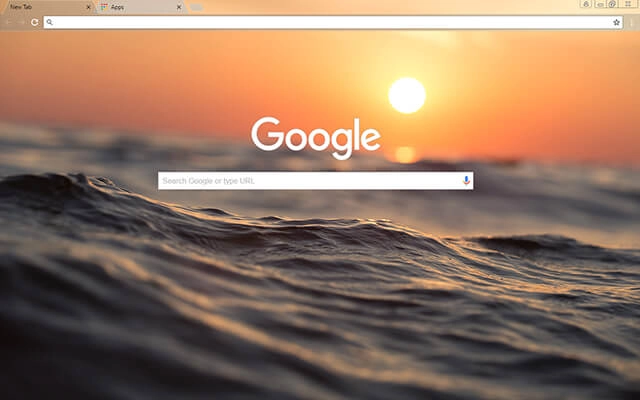 Dusky Waves Chrome theme - Screenshot 2