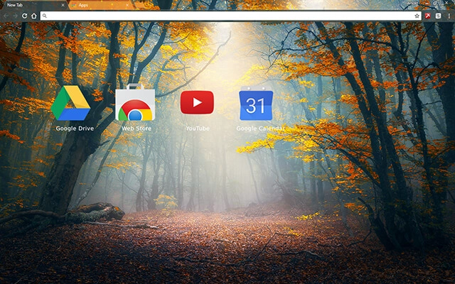 Enchanted Forest Chrome theme - Screenshot 3