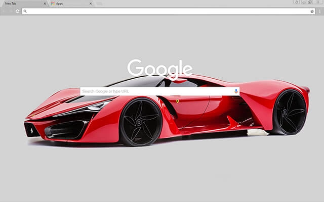 Ferrari Enzo Chrome theme - Screenshot 2