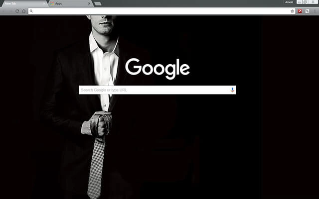 Fifty Shades of Grey Chrome theme - Screenshot 2