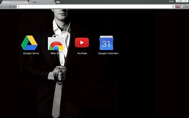 Fifty Shades of Grey Chrome theme - Screenshot 3