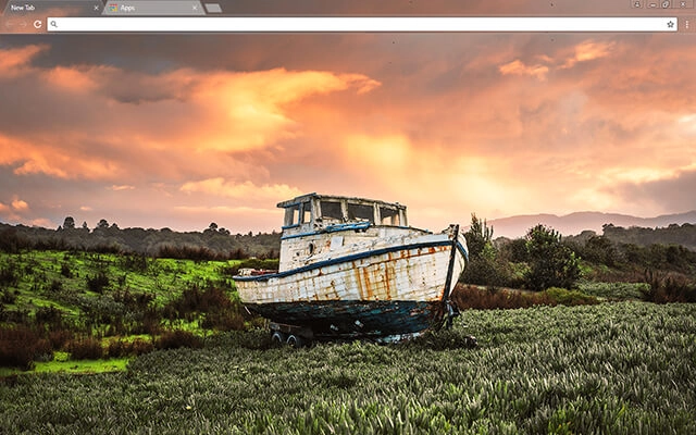 Fishing Boat Chrome theme - Screenshot 1
