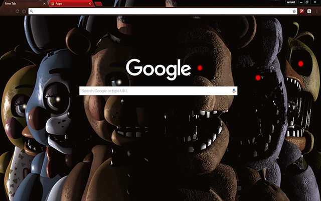 Five Nights at Freddy's Chrome theme - Screenshot 2