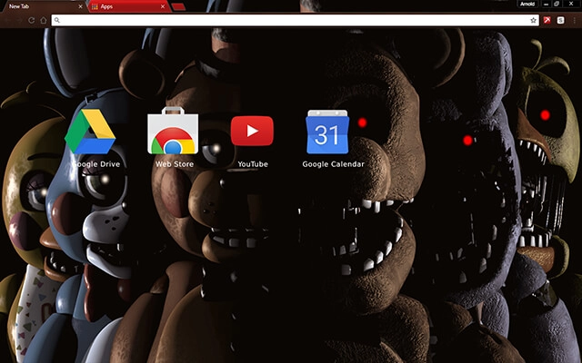 Five Nights at Freddy's Chrome theme - Screenshot 3