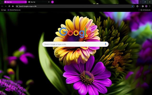 Floral Fantasy Chrome theme - Screenshot 3
