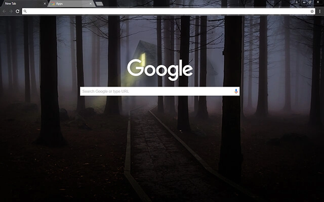 Foggy Night Chrome theme - Screenshot 2