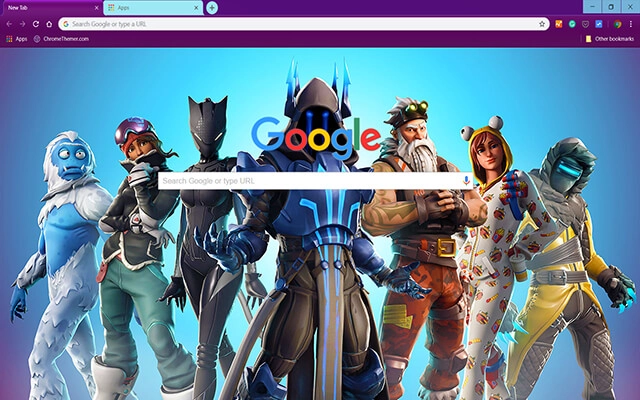 Fortnite Battle Ready Chrome theme - Screenshot 2