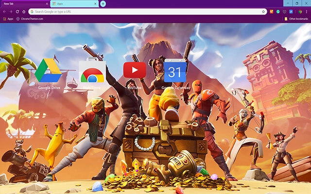 Fortnite Gamer Chrome theme - Screenshot 3