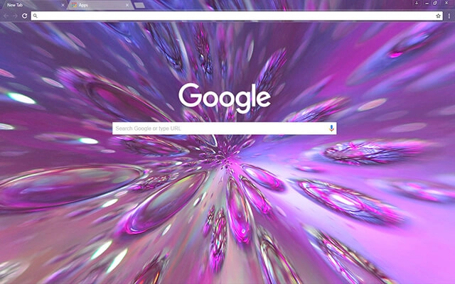 Fractal Bubbles Chrome theme - Screenshot 2