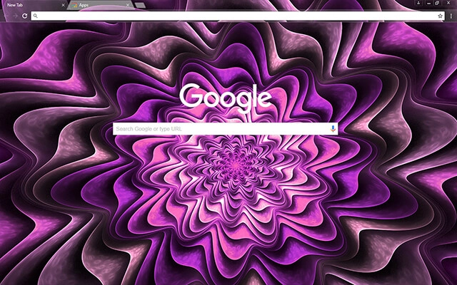 Fractal Purple Chrome theme - Screenshot 2