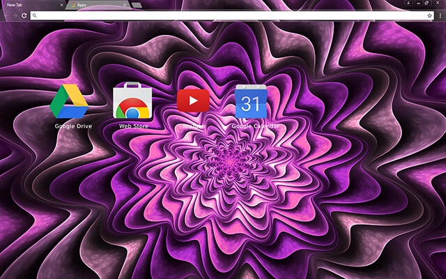 Fractal Purple Chrome theme - Screenshot 3