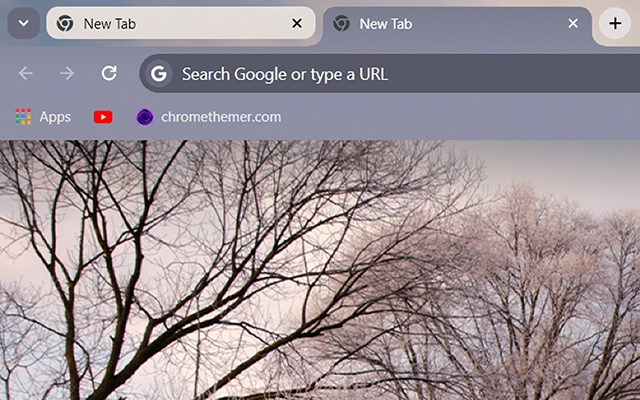 Frozen Meadow Chrome theme - Screenshot 2