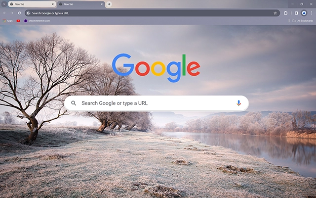 Frozen Meadow Chrome theme - Screenshot 3
