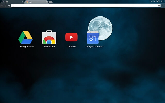 Full Moon Chrome theme - Screenshot 3